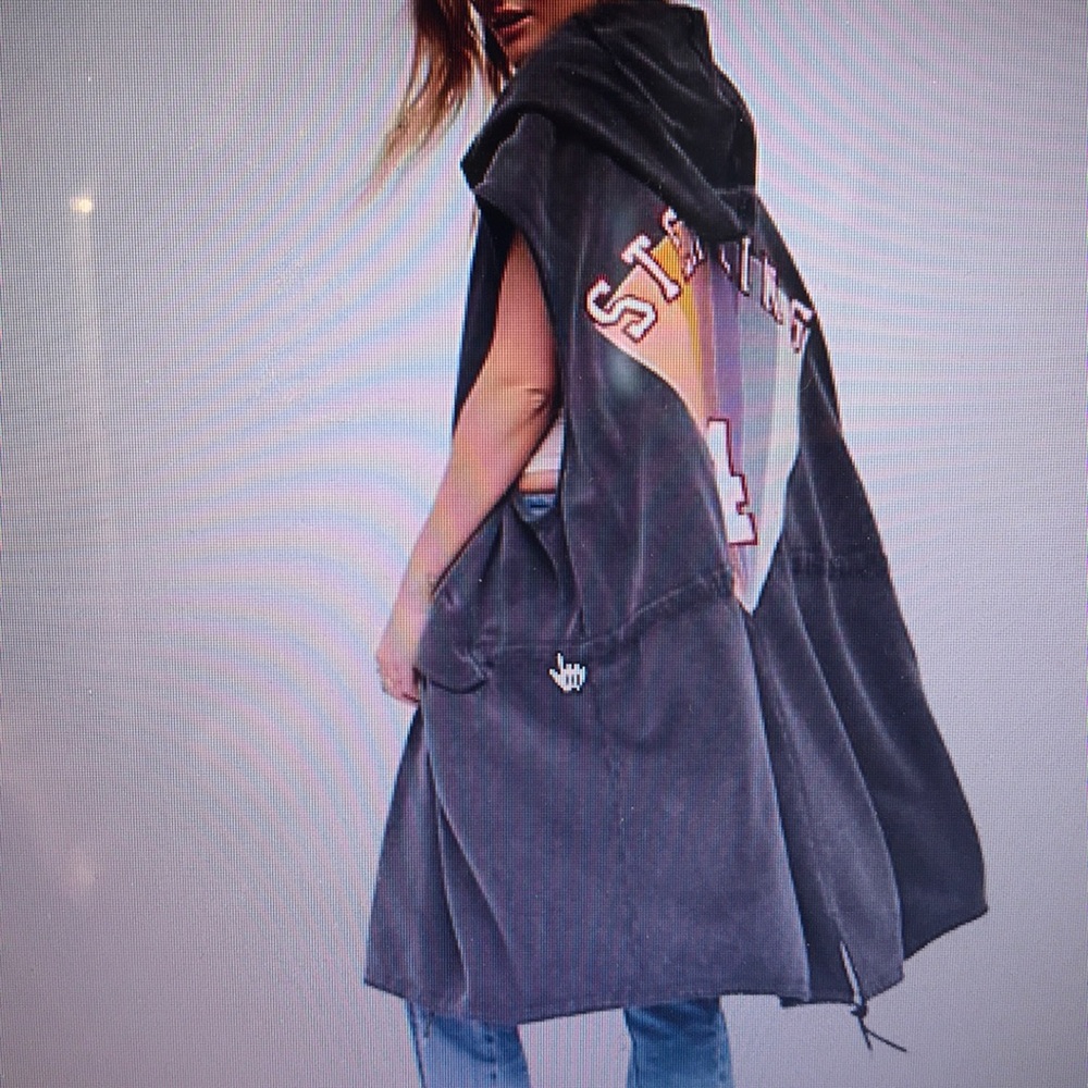 Rare-Free People Sterling Vest- XS-S